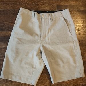 Volcom Men's Light Tan Flat Front Shorts